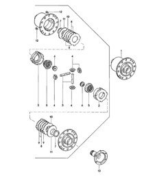 Diferencial autoblocante / Transmisión manual - G31.01/02/03 - 924 TURBO / GT 1980 - 1985