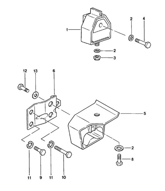 Diagram 306-000 Porsche 924 (1977-1988) Transmission