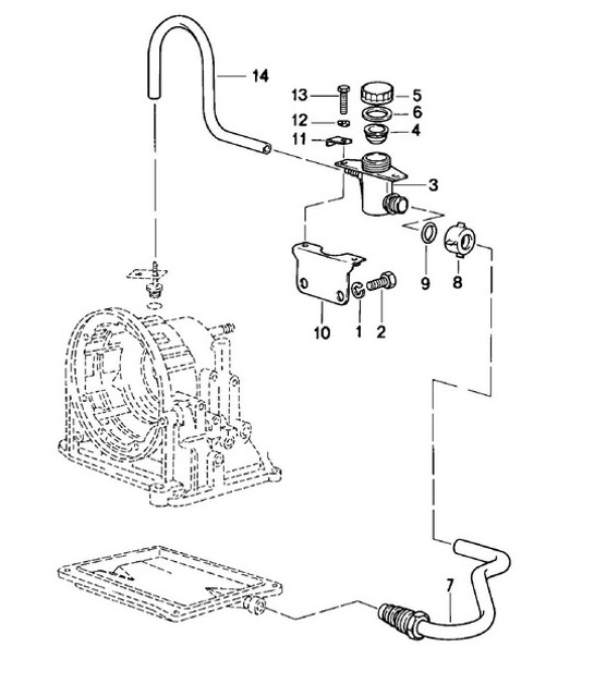 Diagram 309-005 Porsche 924 (1977-1988) Transmission