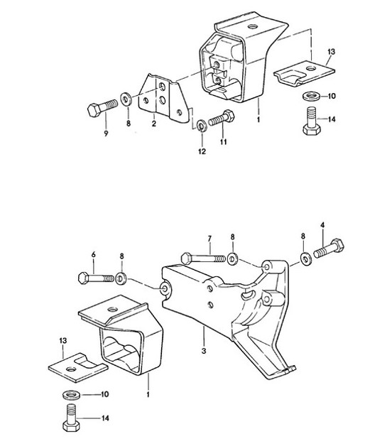 Diagram 312-000 Porsche 924 (1977-1988) Transmission