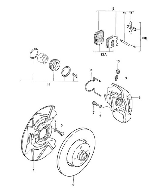 Diagram 602-000 Porsche 928S 4.7L 1981-83 