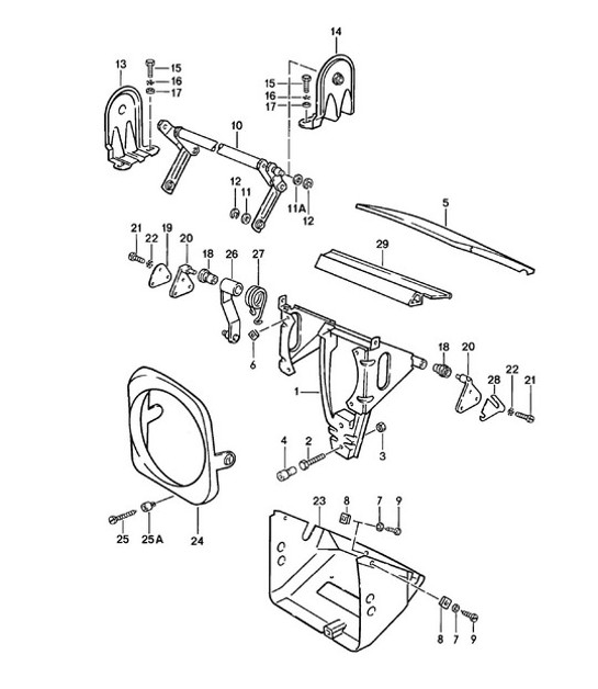 Diagram 806-000 Porsche 914 (1970-1976) Body