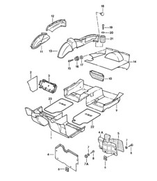 Beläge - F >>92CN4 06384 / F >>93CN1 00861 - (J) 924, Turbo 1980 - 1985
