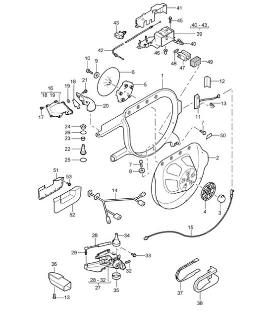 Diagram 002-05 Porsche Cayenne Turbo E-Hybrid V8 4.0L 739CV