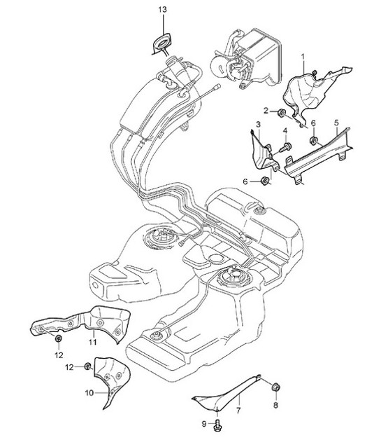 Diagram 201-01 Porsche Taycan Sport Turismo 