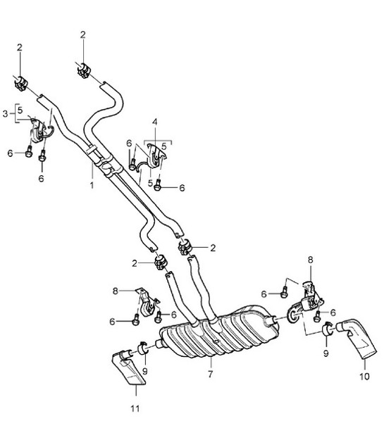 Diagram 202-10 Porsche Carrera GT (2003-2006) 