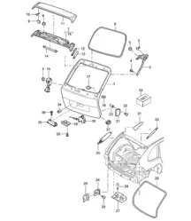 Heckdeckel Cayenne 9PA (955) 2003-06