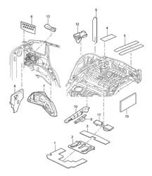 Verkleidungen / Gepäckraum / Zubehör Cayenne 9PA (955) 2003-06