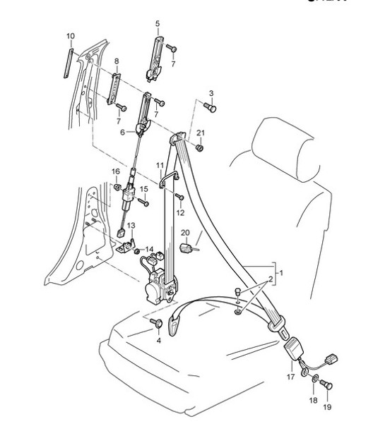 Diagram 812-00 Porsche Taycan (9J1) MK2 2024>> 