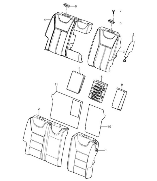 Diagram 817-45 Porsche Taycan GTS 
