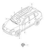 Electrical equipment Cayenne 9PA (955) 2003-2006