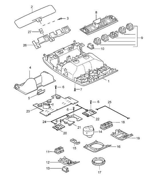 Diagram 903-06 Porsche Cayenne Coupe Turbo V8 4.0L Petrol 550Hp 