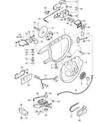 Halter / Reserverad - AUSSEN - Cayenne 9PA1 (957) 2007-10