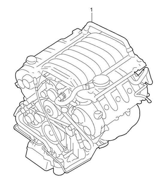 Diagram 101-000 Porsche 911 & 912 (1965-1989) Engine