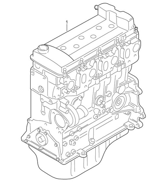 Diagram 101-015 Porsche 911 & 912 (1965-1989) Engine