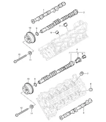Camshaft (Model: 4801,4851) Cayenne 9PA1 (957) 4.8L 2007-10