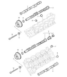 Nockenwelle (Modell: 4801,4851) Cayenne 9PA1 (957) 4.8L 2007-10
