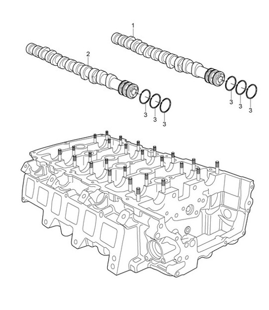 Diagram 103-012 Porsche 911 & 912 (1965-1989) Engine
