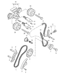 气门控制 (型号：5501) Cayenne 9PA1 (957) 3.6L 2007-10