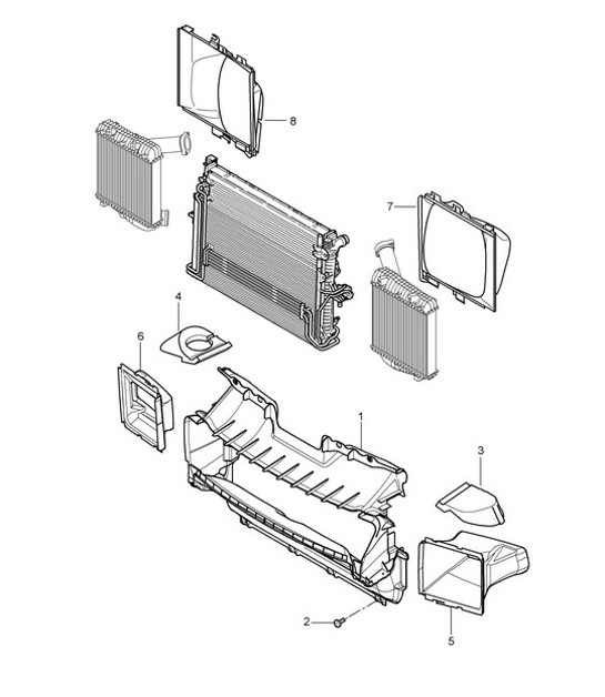Diagram 105-055 Porsche Boxster 986/987/981 (1997-2016) Motor