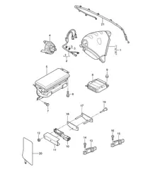 气囊 Cayenne 9PA1 (957) 2007-10