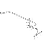 Rear Axle Cayenne 9PA1 (957) 2007-2010