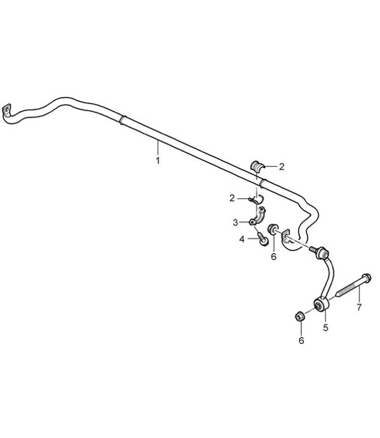 Diagram 501-003 Porsche 997 (911) MK2 2009-2012 Rear Axle