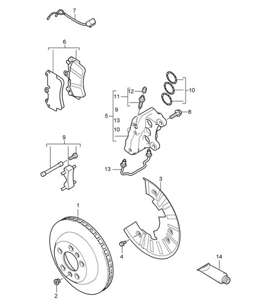 Diagram 602-000 Porsche Cayenne Coupé GTS V8 4.0L Benzina 460CV 