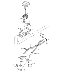 传动控制/手动变速箱（PR:G0L，6速手动）Cayenne 9PA1（957）2007-10