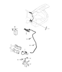 后盖/动力提升 (PR:4E7) Cayenne 9PA1 (957) 2007-10