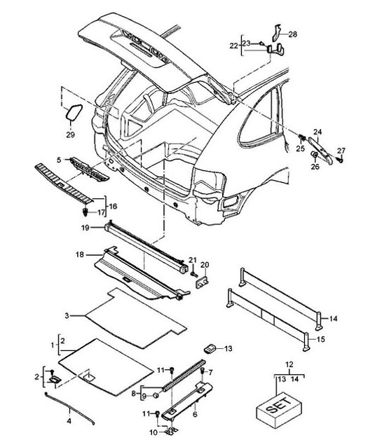Diagram 807-041 Porsche 918 Spyder 4.6L 