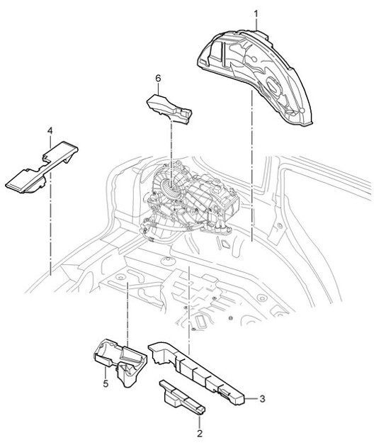 Diagram 807-045 Porsche 911 & 912 (1965-1989) Body