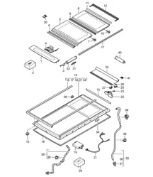 Glasdach (PR:3FU) Cayenne 9PA1 (957) 2007-10