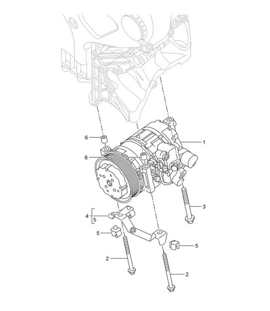 Diagram 813-070 Porsche Macan Turbo 2.9L V6 440Bhp 