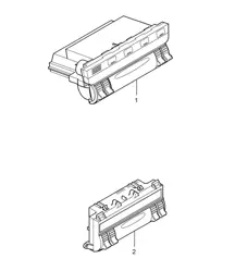 Panel de control - Porsche Cayenne (PR:D5X,D50) - Cayenne 9PA1 (957) 3.6L / 3.0L Diesel 2007-10