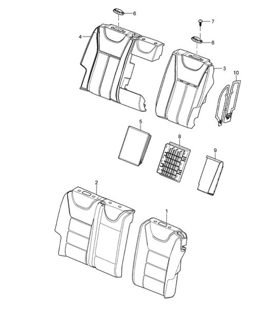 Diagram 817-047 Porsche 992 Turbo S 3.8L 