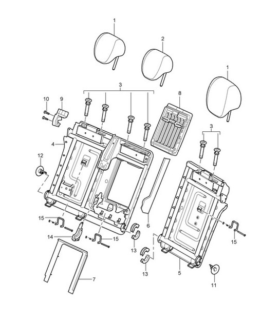 Diagram 817-050 Porsche 911 & 912 (1965-1989) Body
