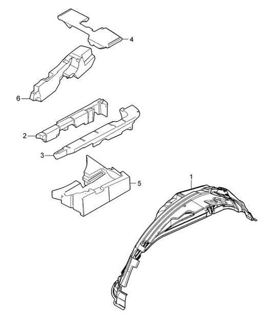 Diagram 817-065 Porsche 993 (911) (1994-1998) Body