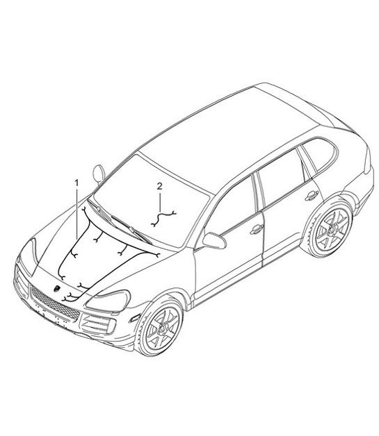 Diagram 902-007 Porsche 911 & 912 (1965-1989) Electrical equipment