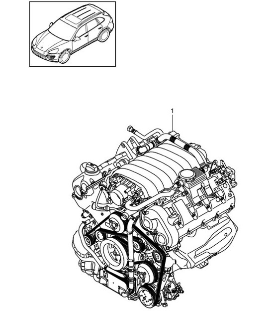 Diagram 101-000 Porsche 911 & 912 (1965-1989) Engine