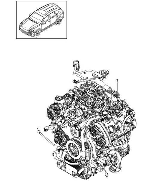 Diagram 101-010 Porsche 911 & 912 (1965-1989) Engine
