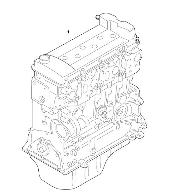 Diagram 101-017 Porsche 911 & 912 (1965-1989) Engine