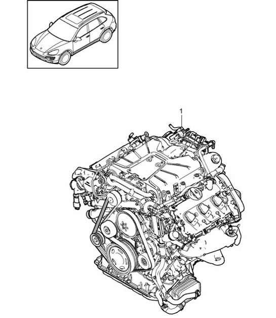 Diagram 101-030 Porsche 911 & 912 (1965-1989) Engine