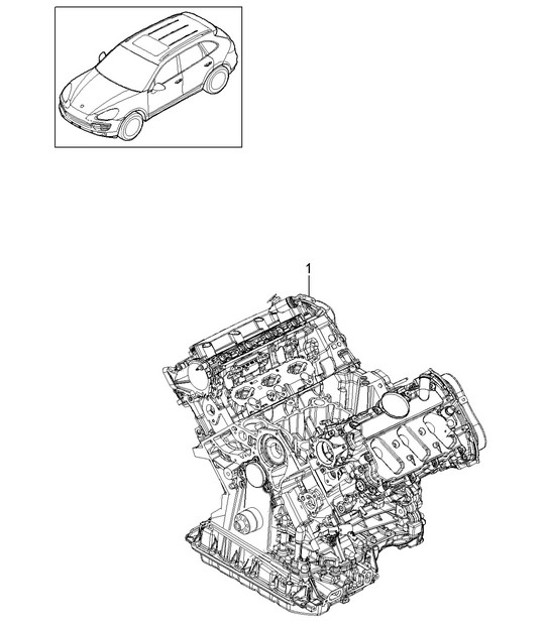Diagram 101-032 Porsche 911 & 912 (1965-1989) Engine