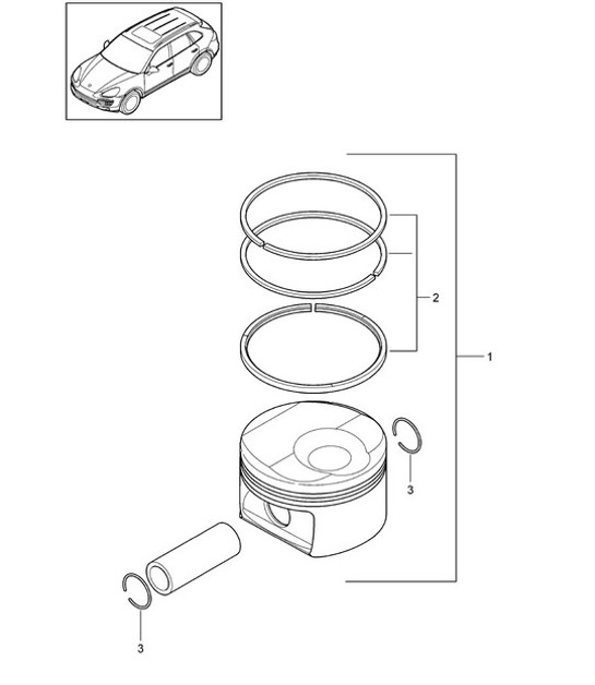Diagram 102-045 Porsche 911 & 912 (1965-1989) Engine