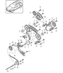 阀门控制（型号：059E）Cayenne 92A（958）3.0L 柴油 >>05/2011