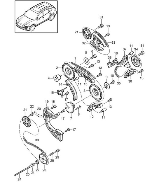 Diagram 103-080 Porsche Taycan GTS 