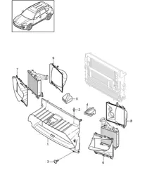 Air guide Cayenne 92A (958)  >>2014