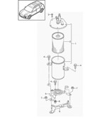 Fuel System, Exhaust System Cayenne 92A (958) 2010-2017