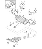 Fuel System, Exhaust System Cayenne 92A (958) 2010-2017